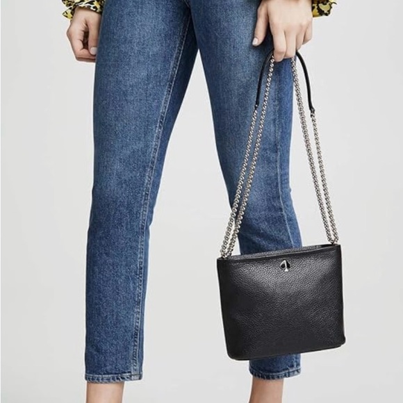 Kate Spade Dark Navy Crossbody Bag with Textured Leather - Picture 3 of 8